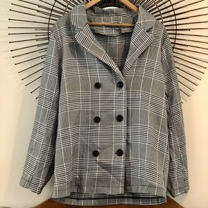 Houndstooth "Shacket", Size Large